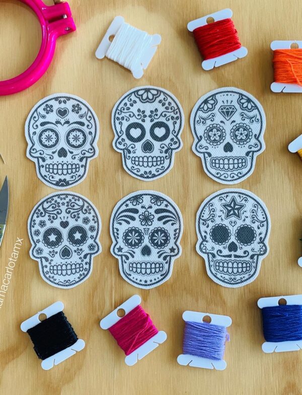 Tela hidrosoluble: Set Calavera