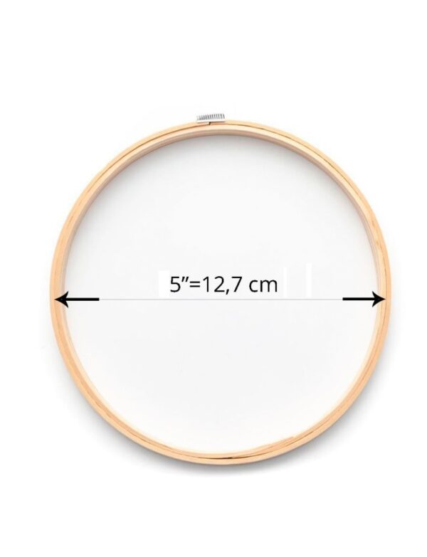 Bastidor de madera con resorte 5" (12cm)